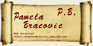 Pamela Bracović vizit kartica